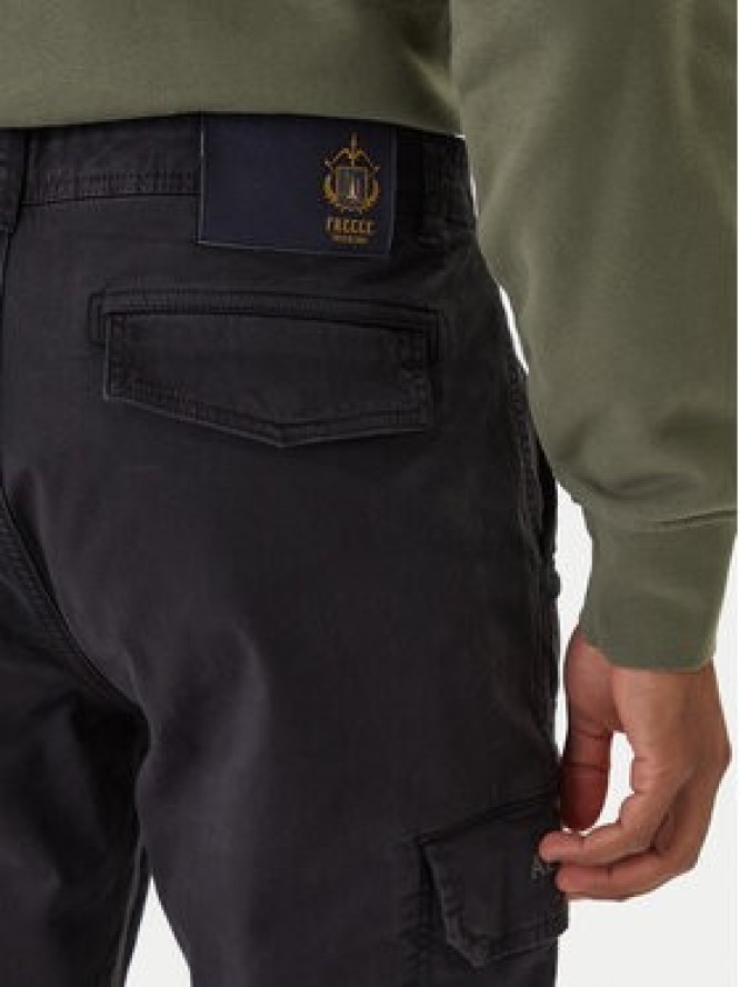 Aeronautica Militare Spodnie materiałowe 252PA1633UCT03399 Granatowy Tapered Fit