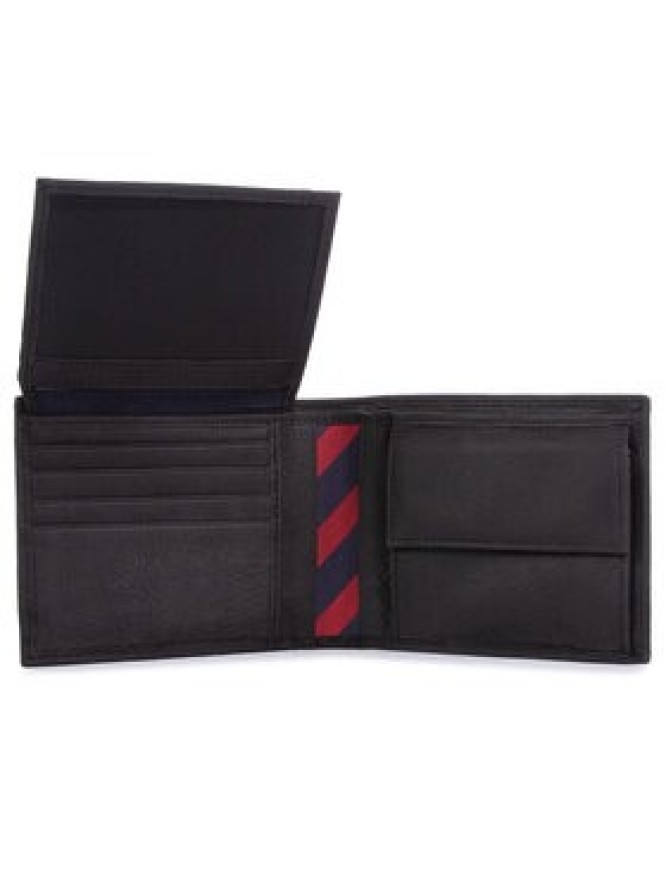 Tommy Hilfiger Portfel Johnson Cc Flap And Coin Pocket AM0AM00660/82566 Czarny