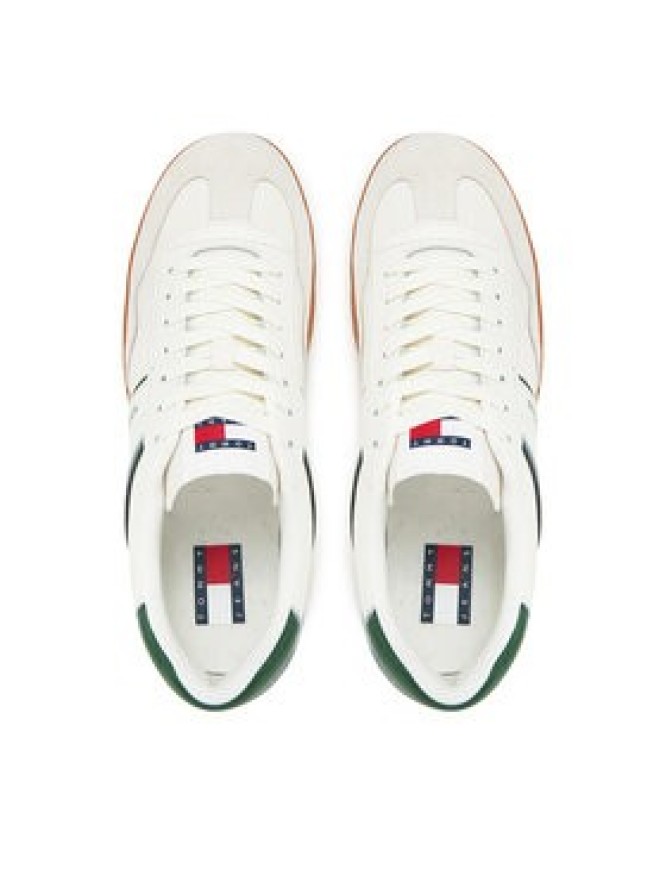 Tommy Jeans Sneakersy The Greenwich Leather EM0EM01571 Écru