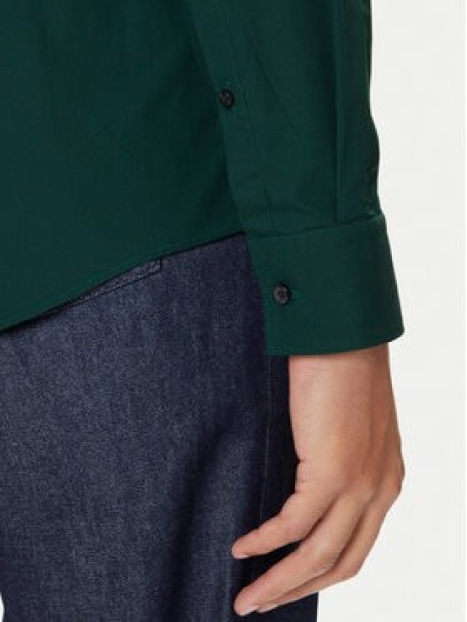 HUGO Koszula Kenno 50289499 Zielony Slim Fit