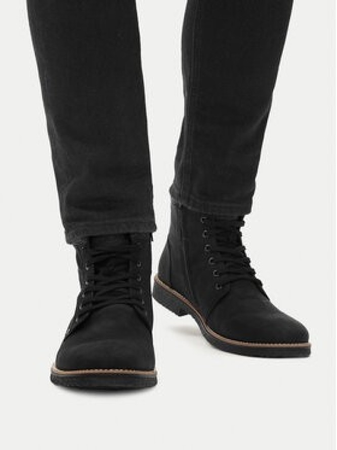 Rieker Trzewiki 33640-01 Czarny