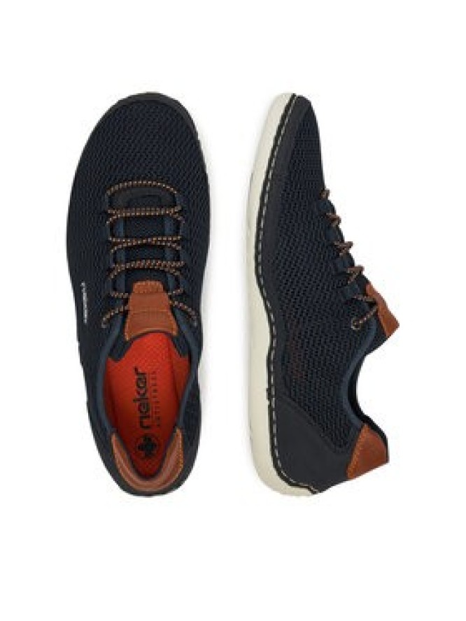 Rieker Półbuty 07555-14 Czarny