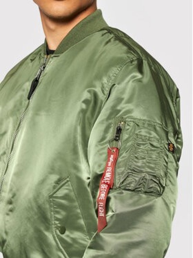 Alpha Industries Kurtka bomber Ma-1 100101 Zielony Regular Fit