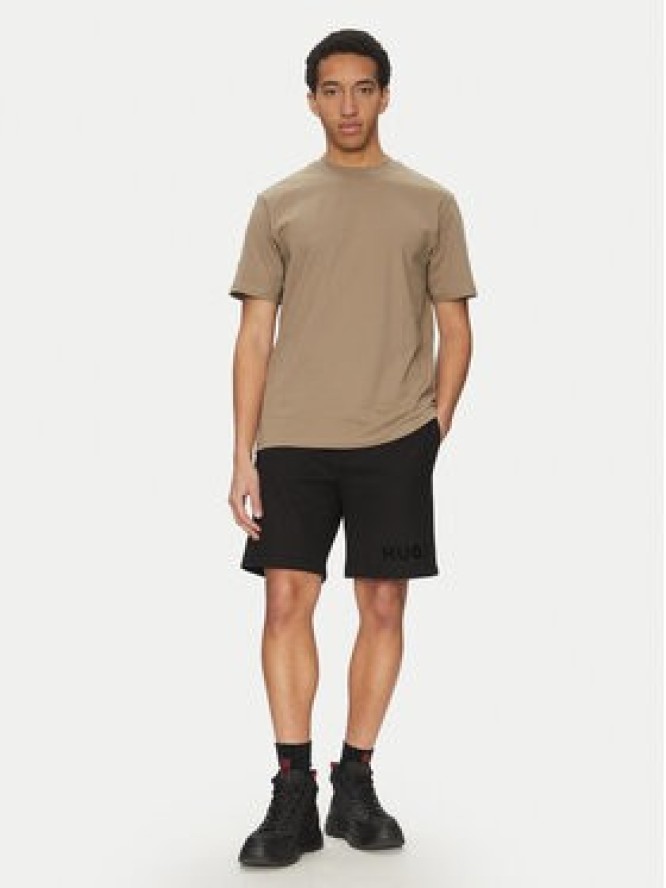 HUGO Szorty sportowe Dinkoe 50535260 Czarny Relaxed Fit