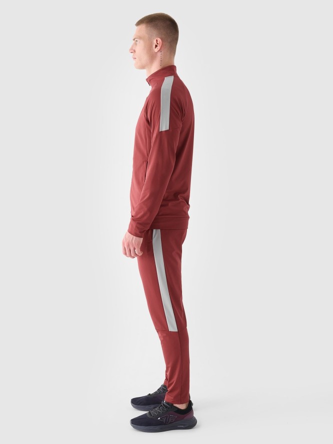 4F Spodnie treningowe szybkoschnące męskie - czerwone 3XL