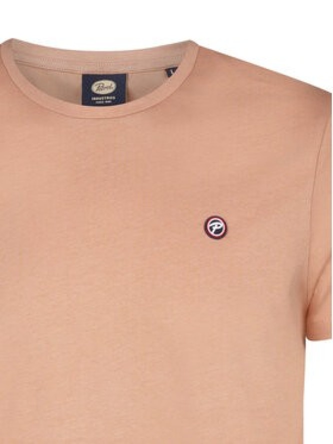 Petrol Industries T-Shirt M-ROS-TSR002 Beżowy Regular Fit
