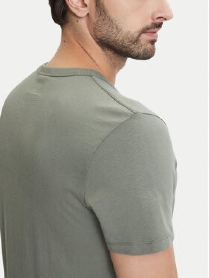 Parajumpers T-Shirt 26SMPMTSRJ02 Zielony Regular Fit