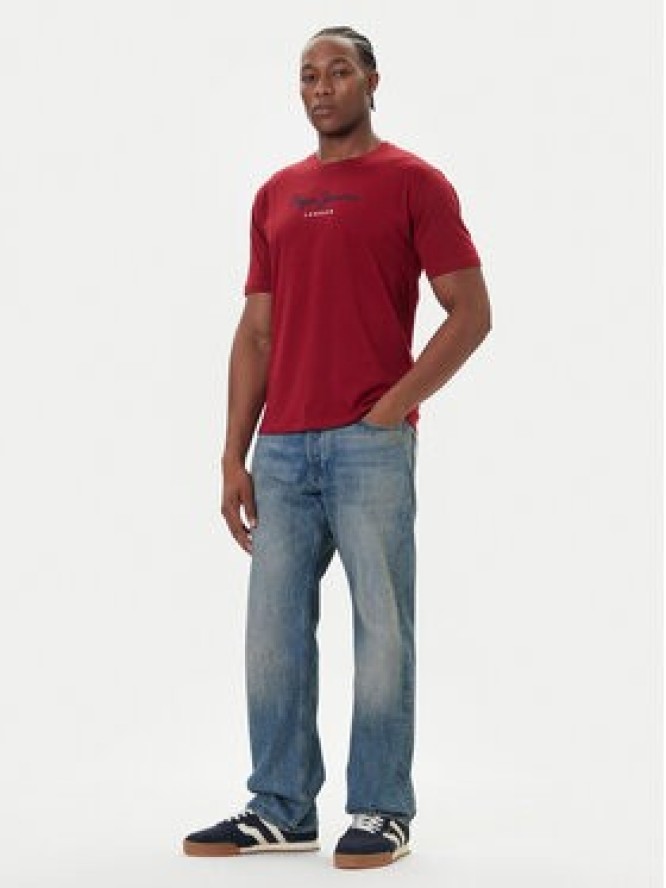 Pepe Jeans T-Shirt Eggo N PM509979 Czerwony Regular Fit