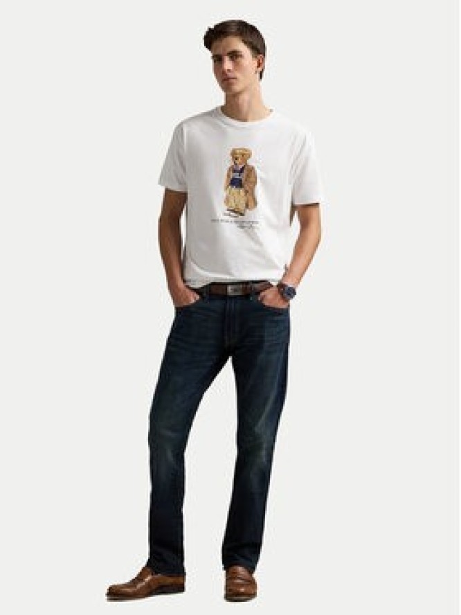 Polo Ralph Lauren T-Shirt 710974584001 Biały Custom Slim Fit