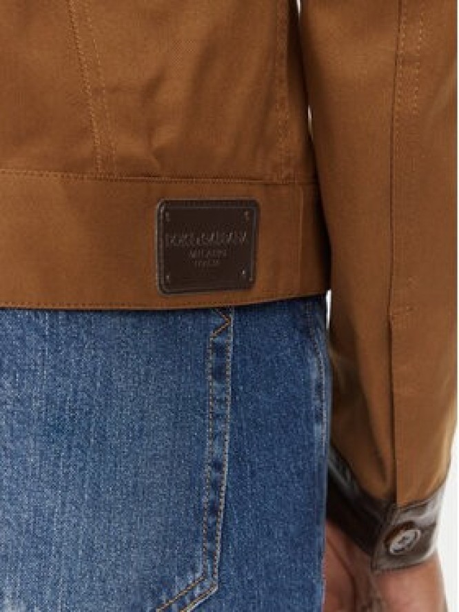 Dolce&Gabbana Kurtka przejściowa G9BJFT GI513 Brązowy Regular Fit