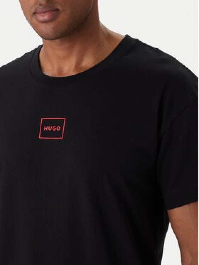Hugo T-Shirt Laze 50525236 Czarny Regular Fit