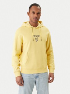 Guess Jeans Bluza M6RQ26 KCPR1 Żółty Regular Fit
