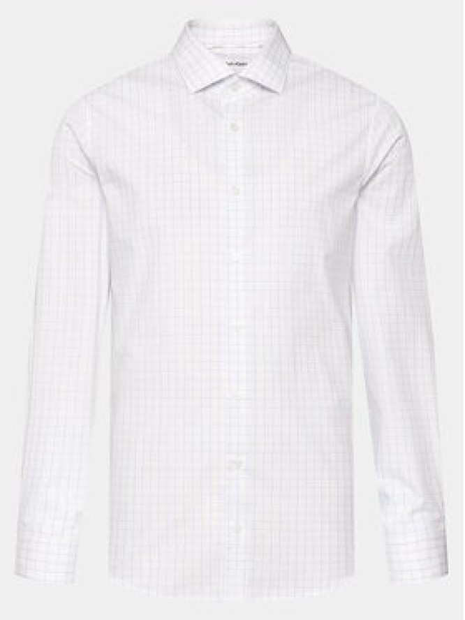 Calvin Klein Koszula K10K112303 Biały Fitted Fit