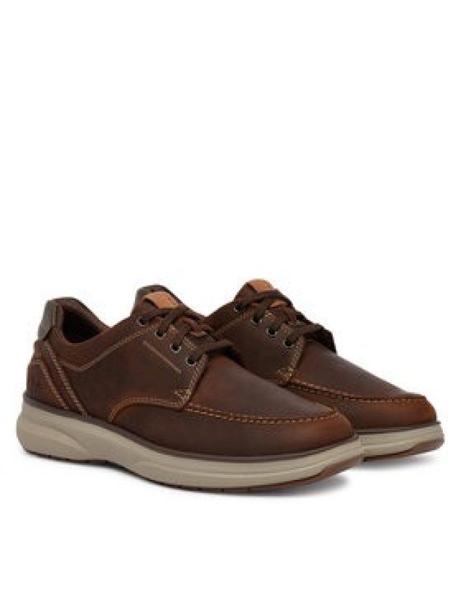 Clarks Półbuty Mullan Moc 26184427 Brązowy
