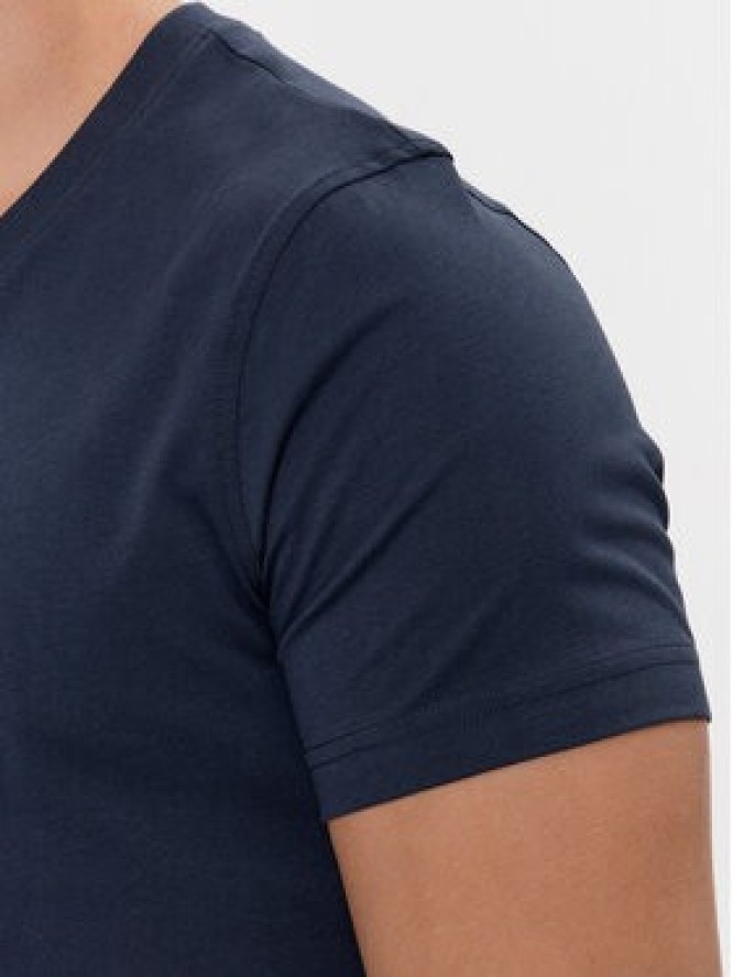 Tommy Jeans T-Shirt DM0DM04410 Granatowy Regular Fit