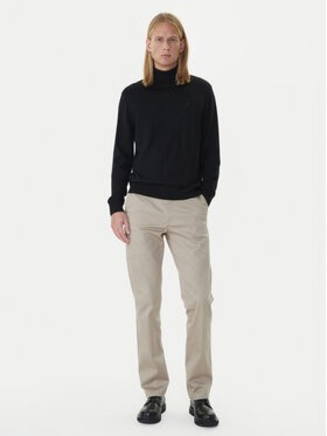 Calvin Klein Chinosy LV040EM633 Beżowy Slim Fit