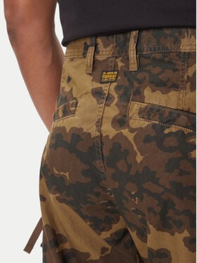 G-Star Raw Spodnie materiałowe R-3N D25224-D553 Zielony Straight Fit