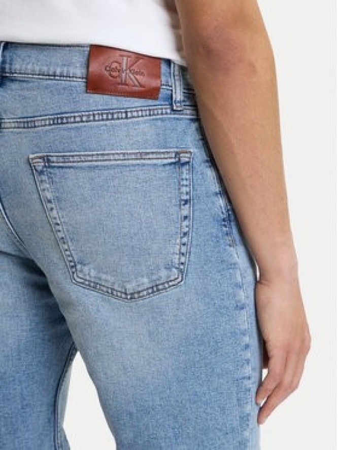 Calvin Klein Jeans Szorty jeansowe LV04RF920G Niebieski Regular Fit