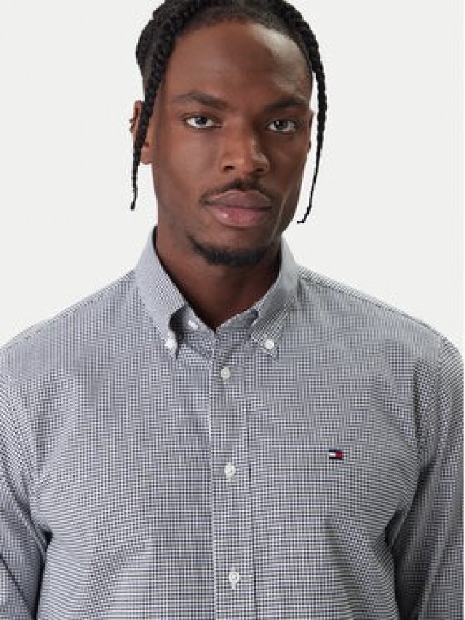 Tommy Hilfiger Koszula Gingham MW0MW41699 Niebieski Regular Fit