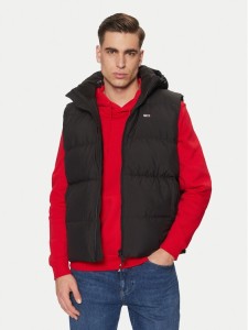 Tommy Jeans Bezrękawnik Essential DM0DM20465 Czarny Regular Fit