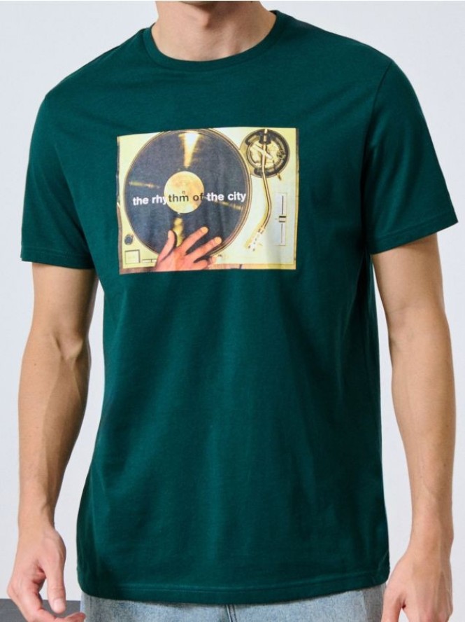 Koszulka z nadrukiem - zielony