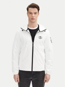 Aeronautica Militare Kurtka przejściowa 251AB2204CT3264 Biały Regular Fit