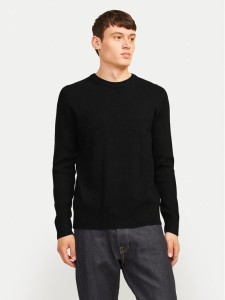 Jack & Jones Sweter Perfect 12257771 Czarny Regular Fit