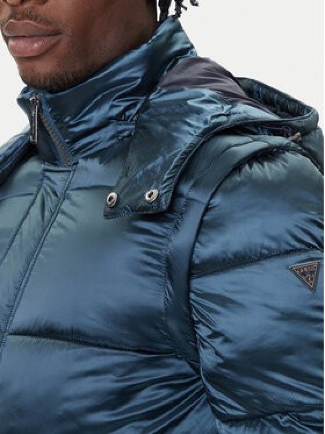 Guess Kurtka zimowa M5BL2L WGZF2 Niebieski Regular Fit