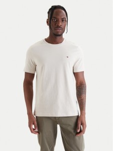 Tommy Hilfiger T-Shirt Ess Seasonal MW0MW39995 Beżowy Regular Fit