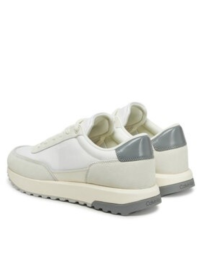 Calvin Klein Sneakersy Low Top Lace Up Repreve Mix HM0HM01714 Biały