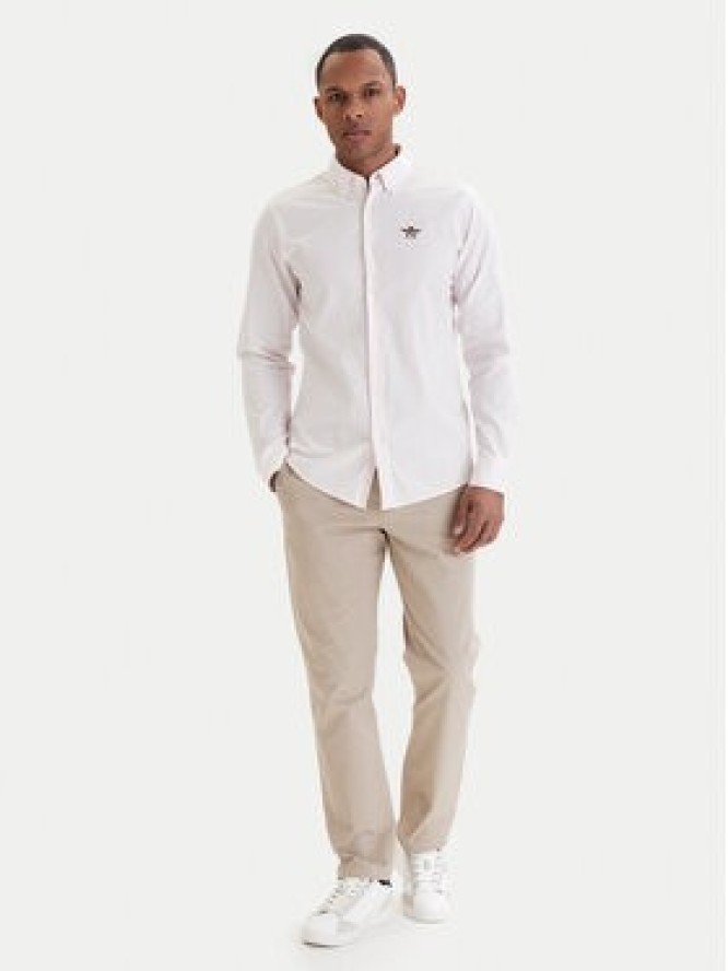 Aeronautica Militare Koszula 261CA1320UCT03532 Różowy Regular Fit