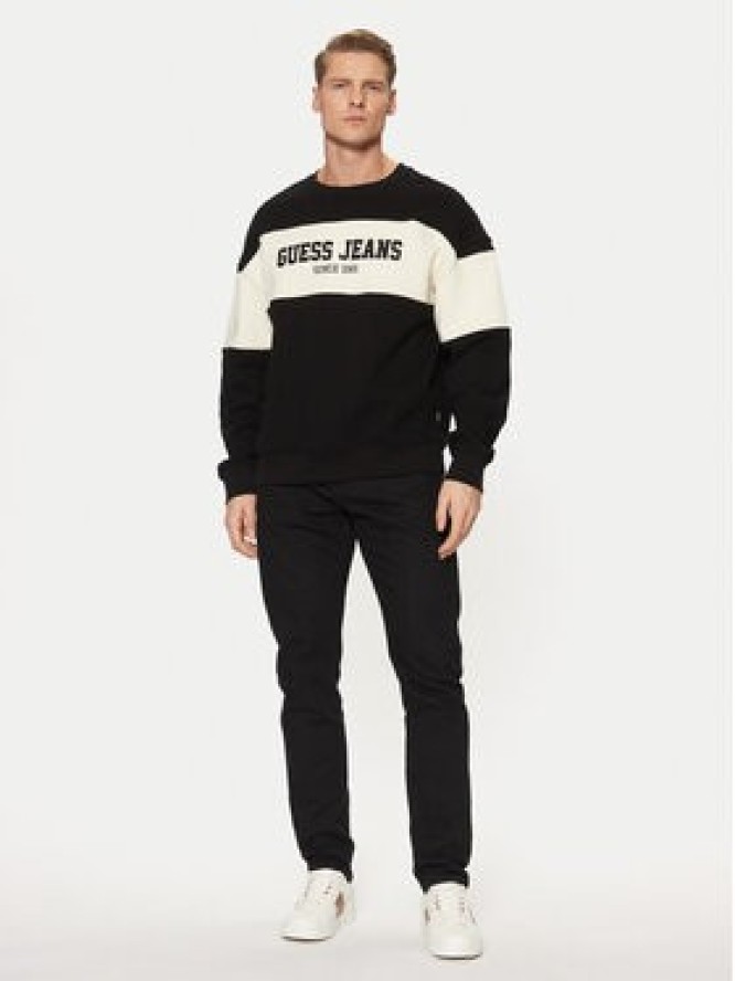 Guess Jeans Bluza M4BQ39 K9V31 Czarny Classic Fit