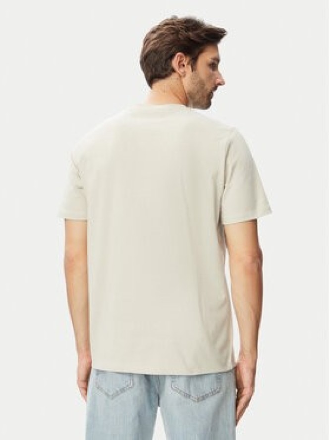 Guess T-Shirt M4YI0A KCCM1 Beżowy Regular Fit