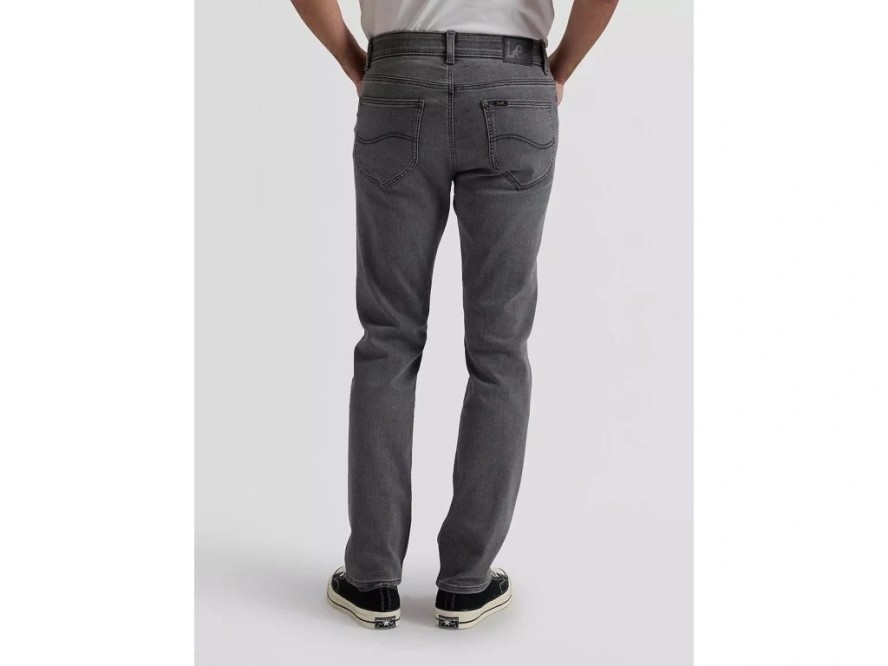 MESKIE SPODNIE LEE RIDER REGAL GRAY 112377695