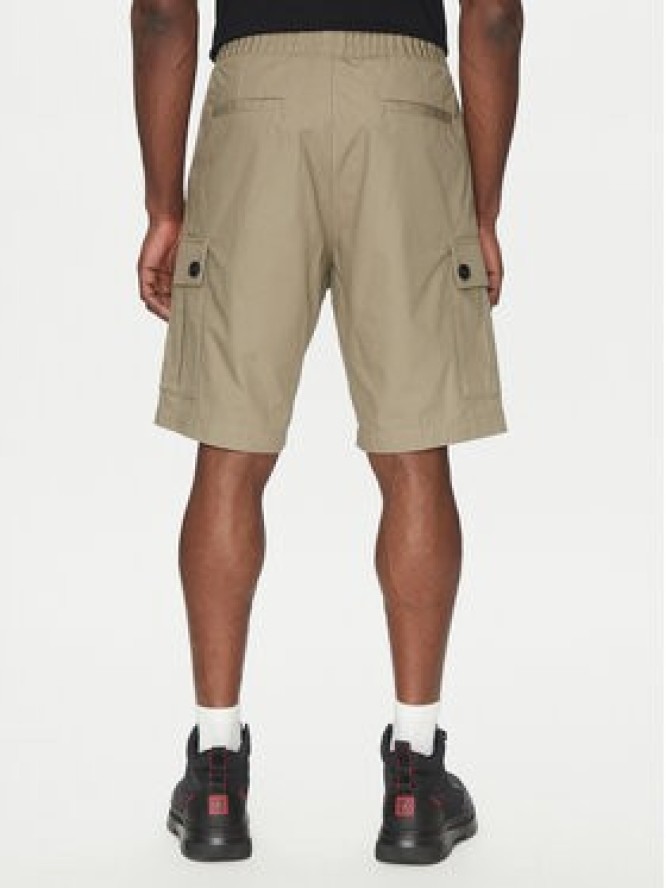 HUGO Szorty materiałowe Garlio 50510594 Brązowy Regular Fit