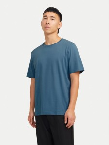 Jack & Jones T-Shirt Organic Basic 12156101 Niebieski Standard Fit