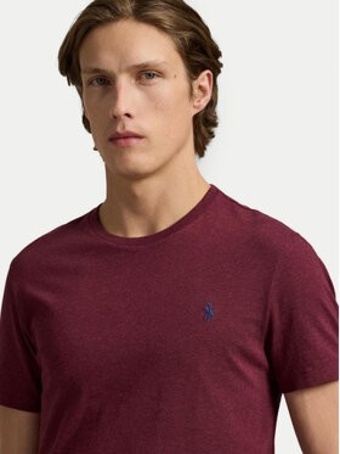 Polo Ralph Lauren T-Shirt 710671438283 Bordowy Custom Slim Fit