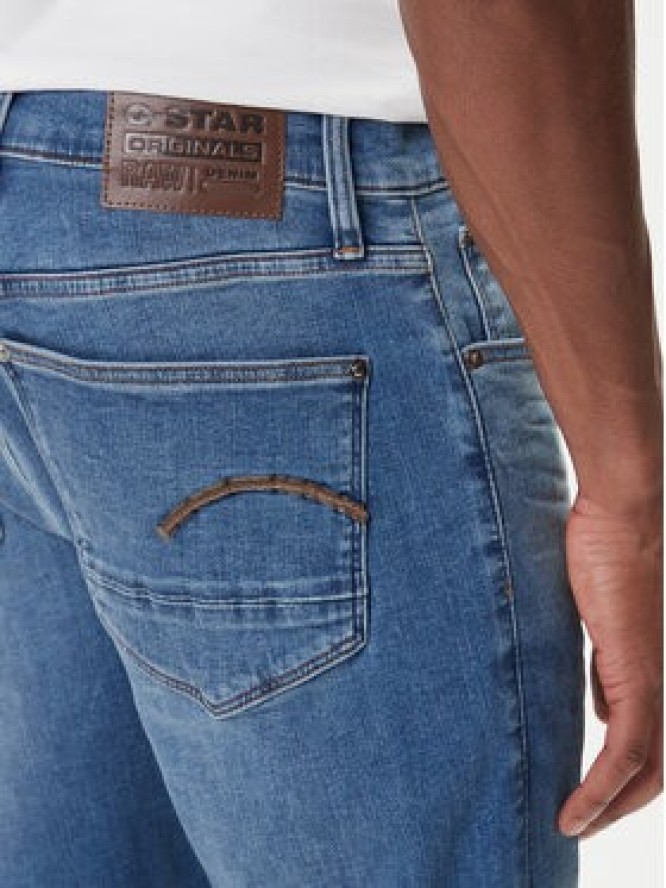 G-Star Raw Jeansy Revend 51010-8968-6028 Granatowy Skinny Fit