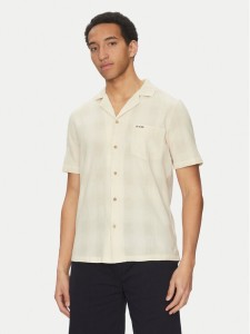 Guess Koszula F5GH03 WH431 Beżowy Regular Fit