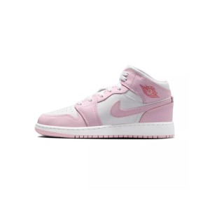 Buty Nike Air Jordan 1 MID GS Różowe/Białe