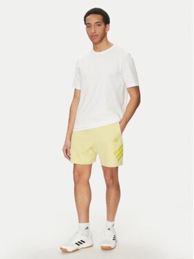adidas Szorty sportowe Future Icons 3-Stripes JD4883 Żółty Regular Fit
