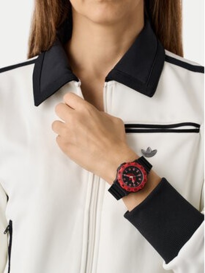 adidas Zegarek AO Style Discoverer Two AOSY25514 Czarny