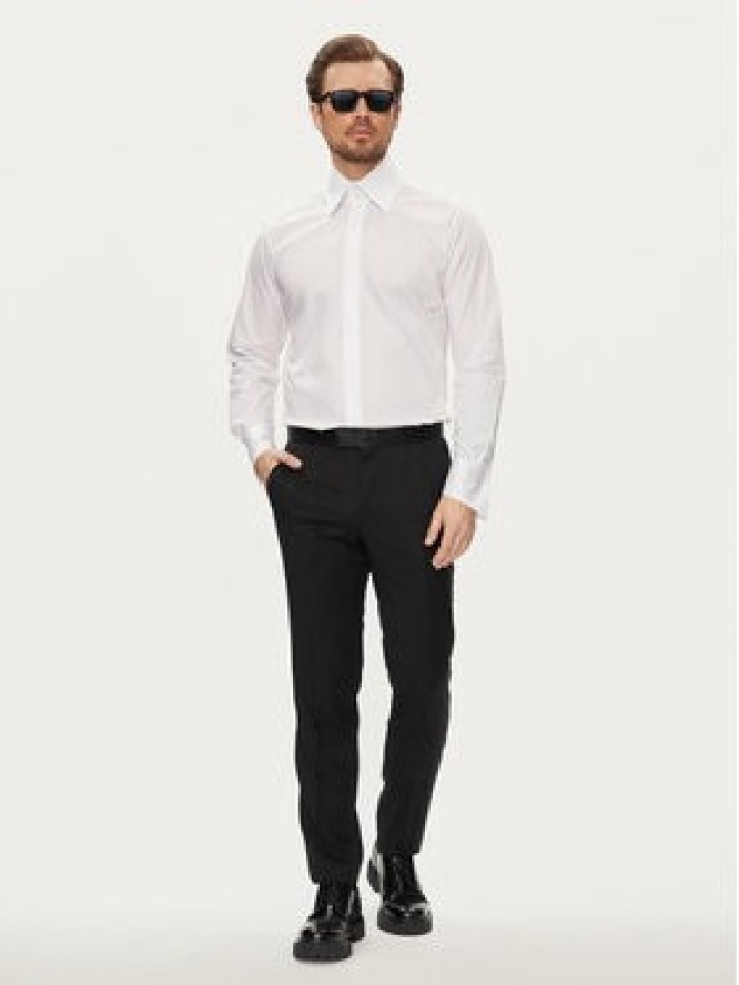 KARL LAGERFELD Koszula 605008 Biały Slim Fit