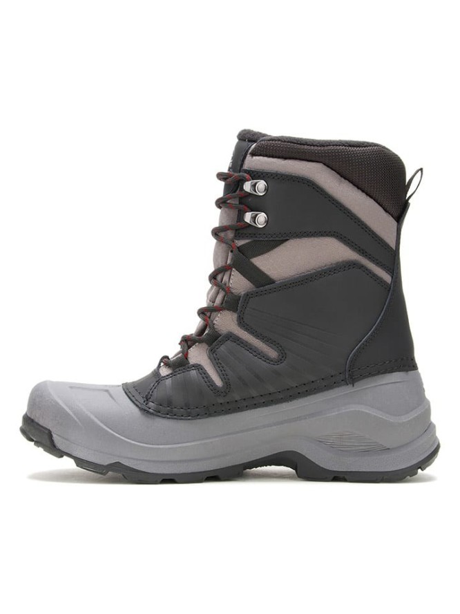 Kamik Kozaki zimowe "Iceland" w kolorze czarno-szarym rozmiar: 42