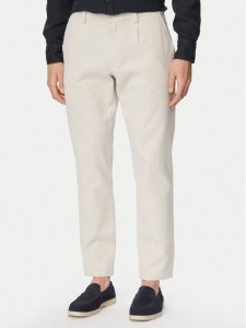 BOSS Chinosy 50559158 Beżowy jasny Tapered Fit