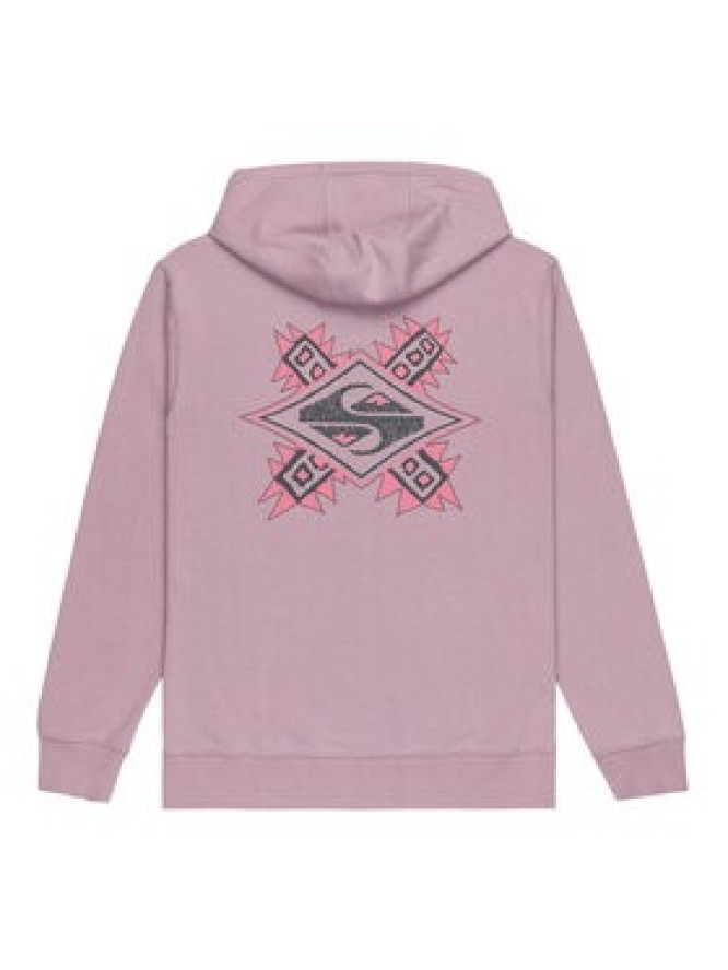 Quiksilver Bluza Graphic EQYFT05131 Fioletowy Regular Fit