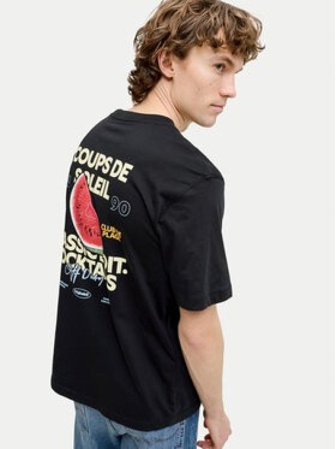 Jack & Jones T-Shirt Riviera 12295202 Czarny Regular Fit