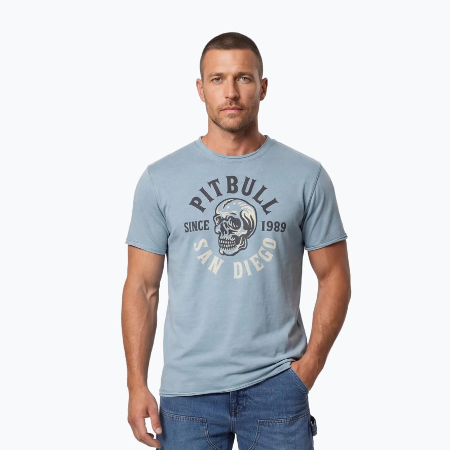 Koszulka męska Pitbull Shkull Logo