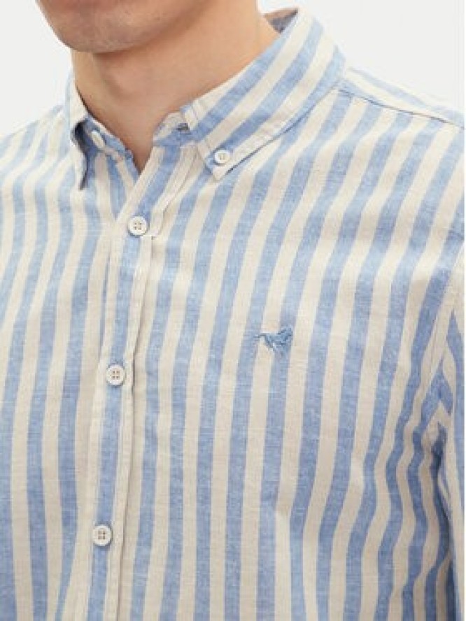 Mustang Koszula Rawlins 1016249 Błękitny Slim Fit