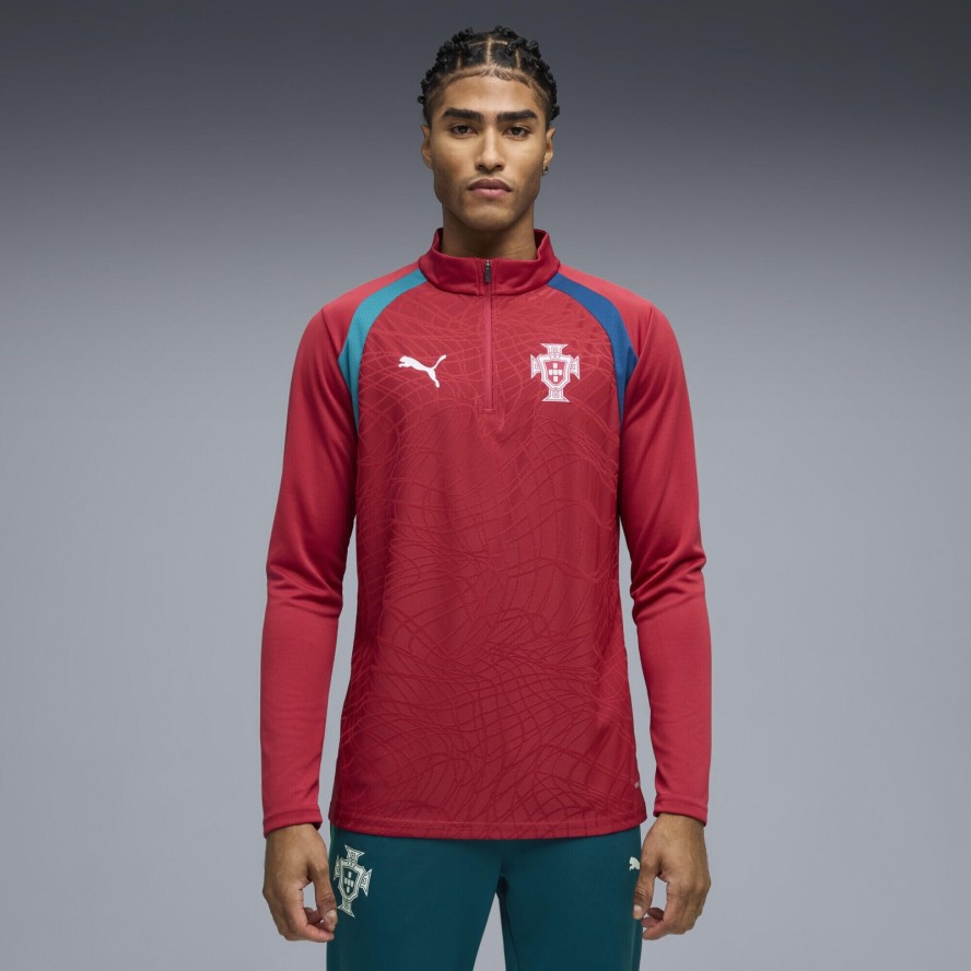 Męska bluza treningowa z zamkiem 1/4 Portugalia PUMA